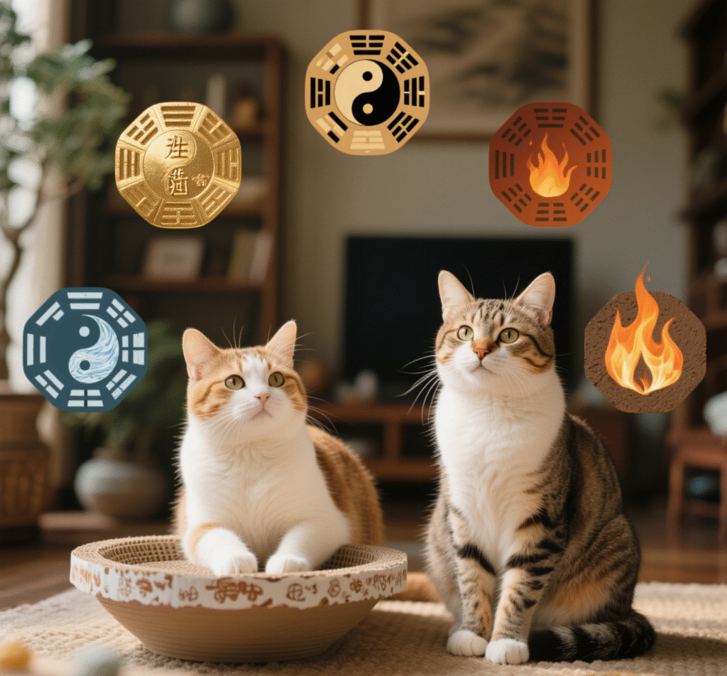 The wonderful connection between cats and the Five Elements: 5 tips for families to keep cats, balance their aura and prosper their family fortune
